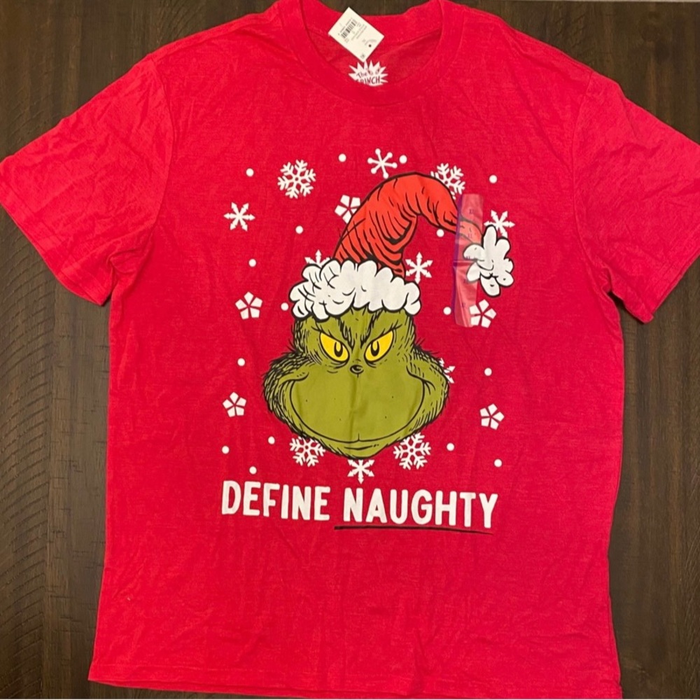 Grinch Men’s X-Large Shirt.